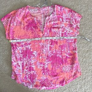 Lilly Pulitzer linen top